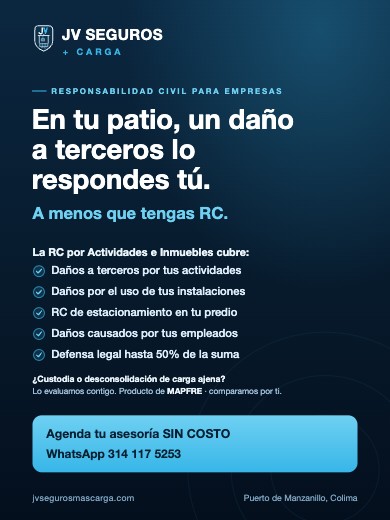 RC para patios transportistas — JV Seguros + Carga